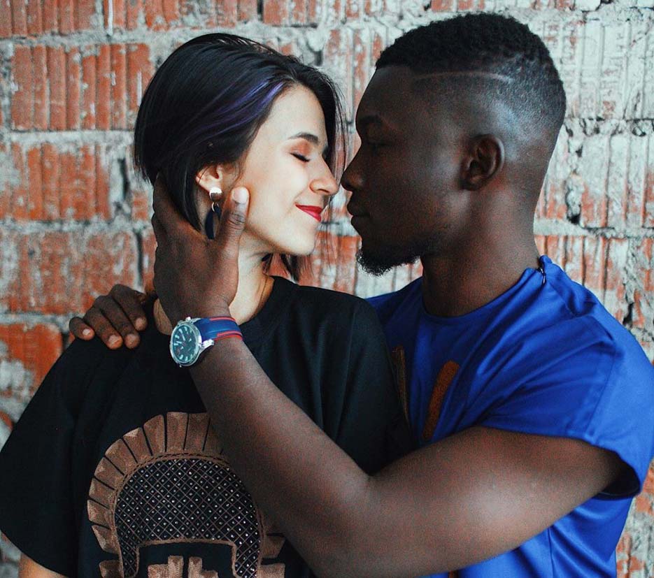 Ebony Amateur Interracial Couple