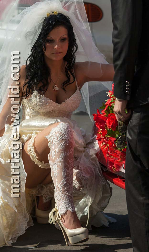 russian brides in high heels